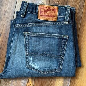 Lucky Brand Slim Bootleg Jeans 33 x 33 Medium Wash Denim